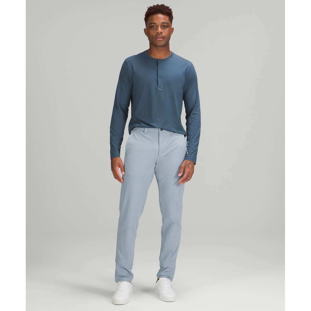 Lululemon Commission Slim-Fit Pant Warpstreme 32 Blue Grey LM5AF3S